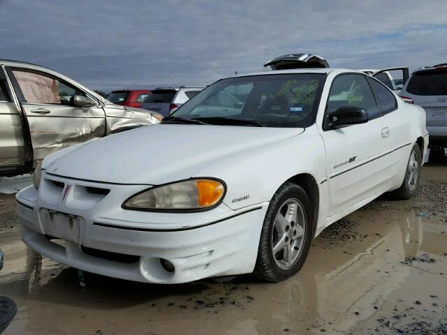 1G2NV12E51M527794 - 2001 PONTIAC GRAND AM G WHITE photo 2