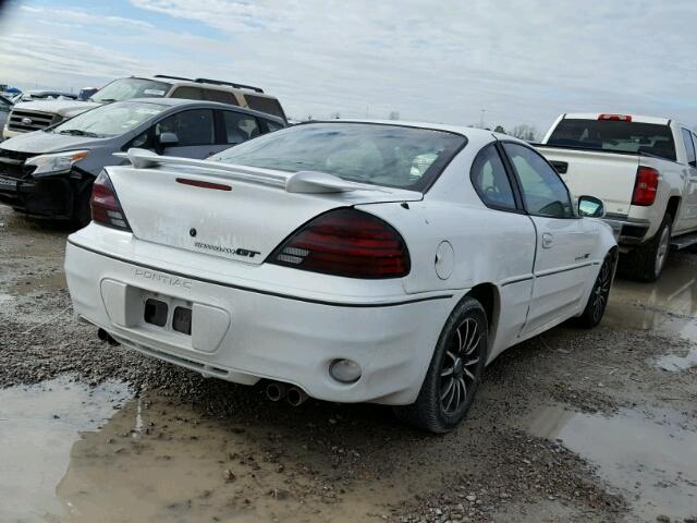 1G2NV12E51M527794 - 2001 PONTIAC GRAND AM G WHITE photo 4