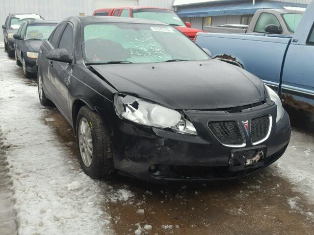 1G2ZG528754144877 - 2005 PONTIAC G6 BLACK photo 1