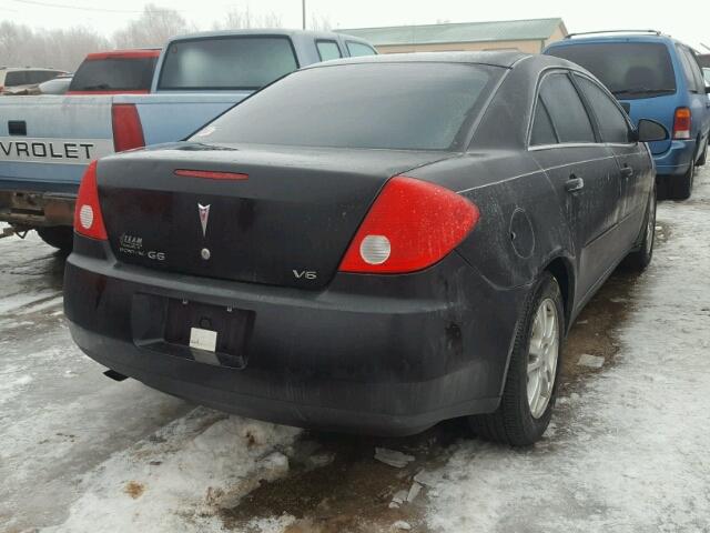 1G2ZG528754144877 - 2005 PONTIAC G6 BLACK photo 4