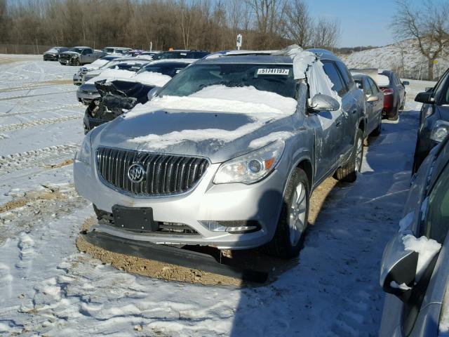 5GAKVCDK1HJ339868 - 2017 BUICK ENCLAVE SILVER photo 2