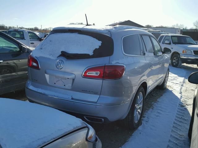 5GAKVCDK1HJ339868 - 2017 BUICK ENCLAVE SILVER photo 4