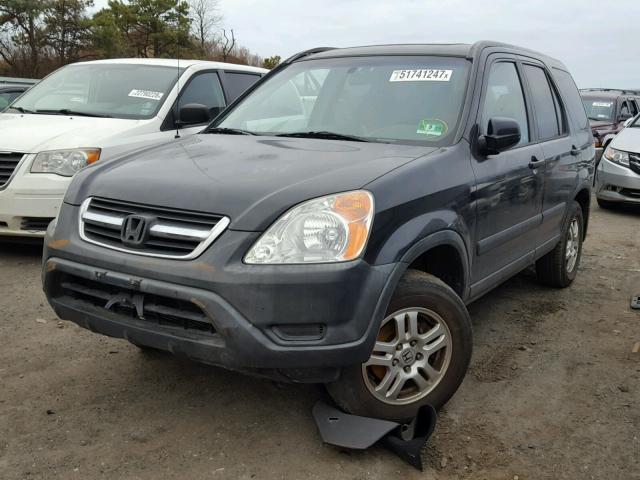 JHLRD78812C062090 - 2002 HONDA CR-V EX BLACK photo 2