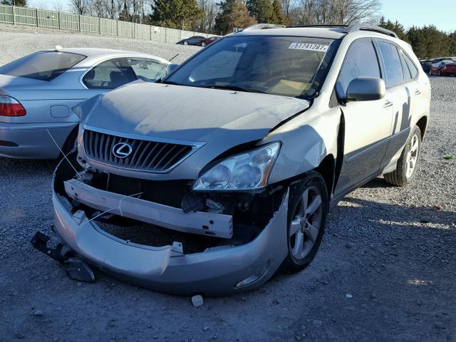 2T2GK31U68C036610 - 2008 LEXUS RX 350 SILVER photo 2