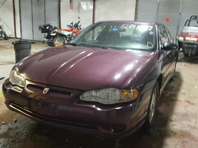 2G1WW12E449210323 - 2004 CHEVROLET MONTE CARL 栗色 照片 2