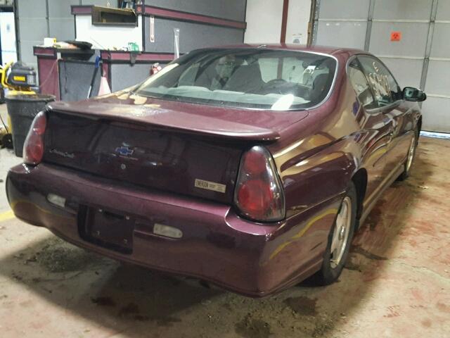 2G1WW12E449210323 - 2004 CHEVROLET MONTE CARL 栗色 照片 4