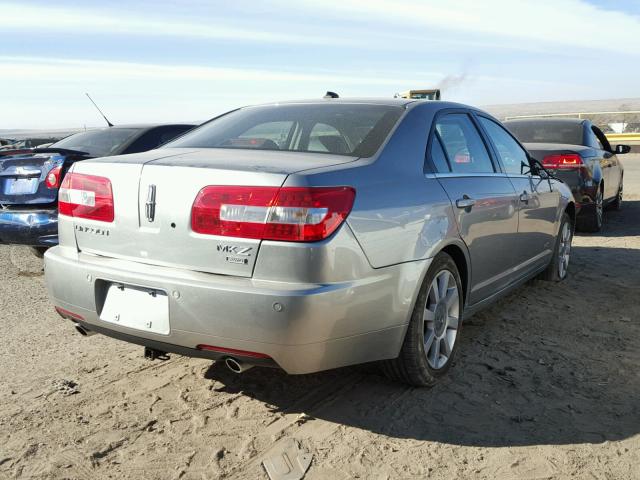 3LNHM28T78R646869 - 2008 LINCOLN MKZ ნაცრისფერი ფოტო 4