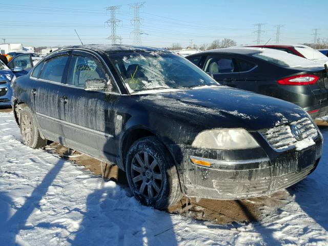 WVWPD63B71P197678 - 2001 VOLKSWAGEN PASSAT GLS BLACK photo 1