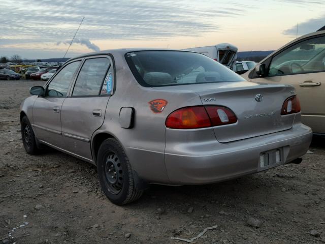 2T1BR18E5YC296719 - 2000 TOYOTA COROLLA VE GRAY photo 3