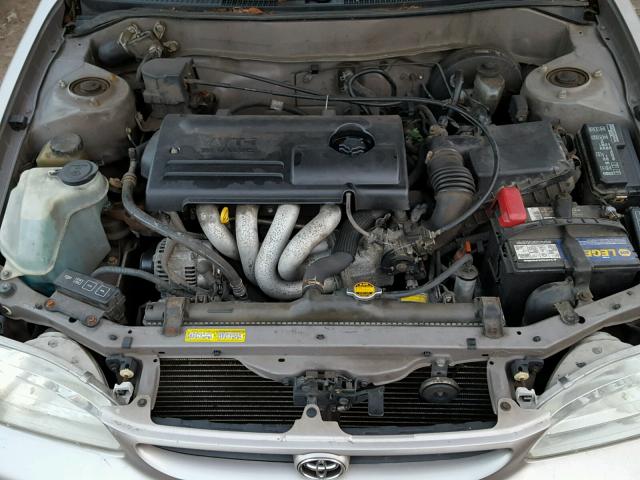 2T1BR18E5YC296719 - 2000 TOYOTA COROLLA VE GRAY photo 7