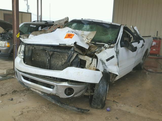 1FTRW12W66FA90595 - 2006 FORD F150 SUPER WHITE photo 2