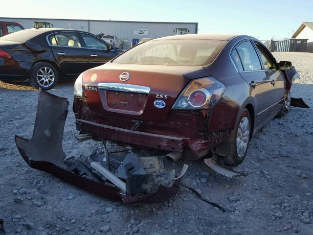 1N4AL2AP5AN448425 - 2010 NISSAN ALTIMA BAS MAROON photo 4