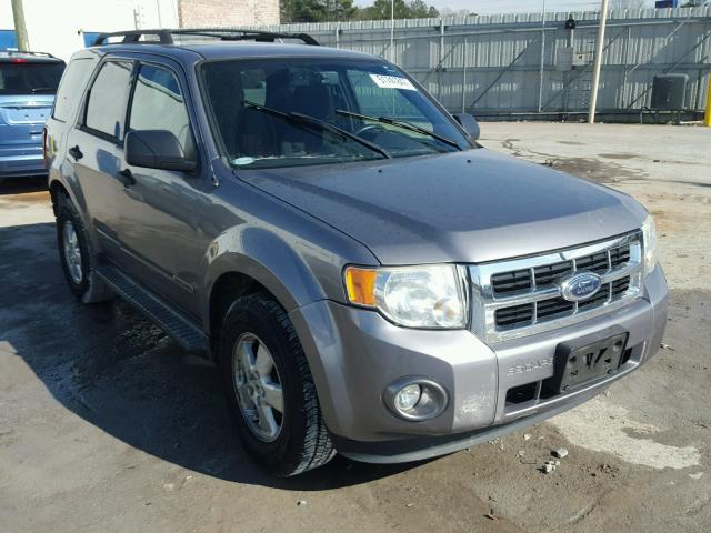 1FMCU03ZX8KB52035 - 2008 FORD ESCAPE XLT GRAY photo 1