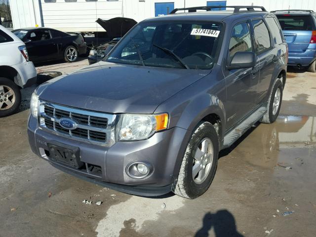 1FMCU03ZX8KB52035 - 2008 FORD ESCAPE XLT GRAY photo 2