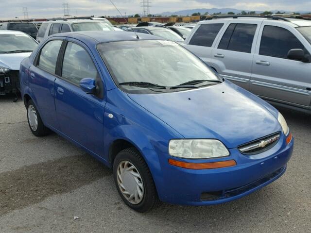 KL1TD52655B449371 - 2005 CHEVROLET AVEO BASE 蓝色 照片 1