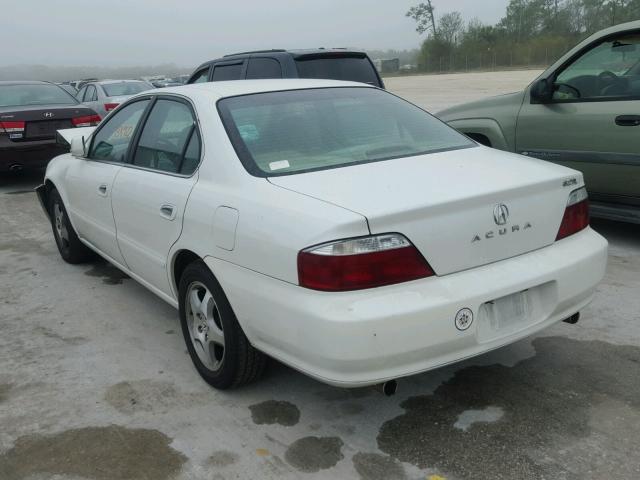 19UUA56692A057707 - 2002 ACURA 3.2TL WHITE photo 3