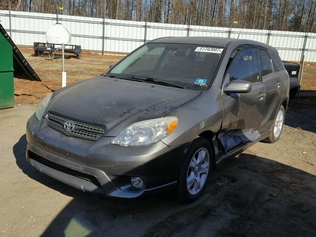 2T1KR32E07C659186 - 2007 TOYOTA COROLLA MA GRAY photo 2