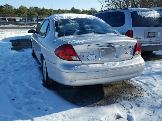 1FAFP52232G186425 - 2002 FORD TAURUS LX SILVER photo 3