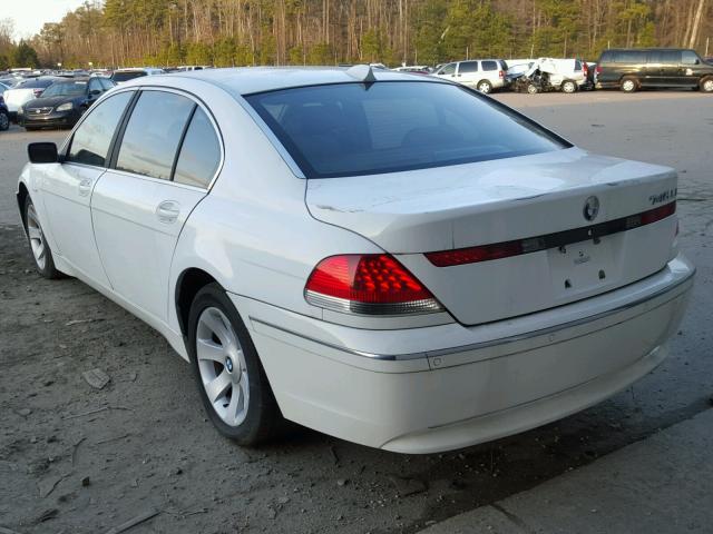 WBAGN63474DS47187 - 2004 BMW 745 LI WHITE photo 3