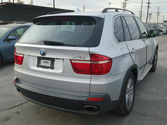 5UXFE83527LZ42429 - 2007 BMW X5 4.8I SILVER photo 4