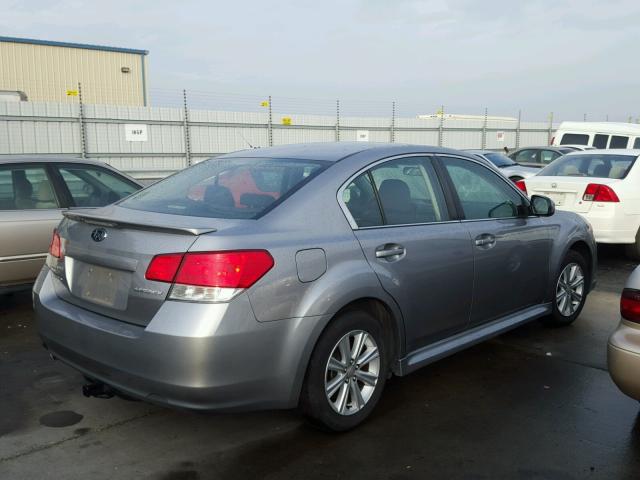 4S3BMAC63B1223715 - 2011 SUBARU LEGACY 2.5 SILVER photo 4