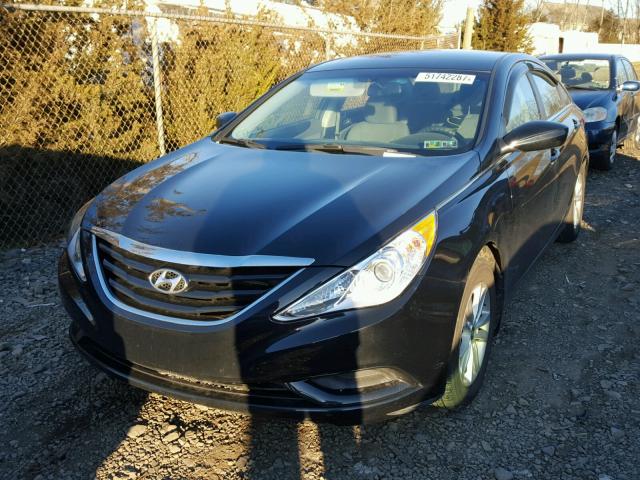 5NPEB4AC5CH376782 - 2012 HYUNDAI SONATA GLS BLACK photo 2