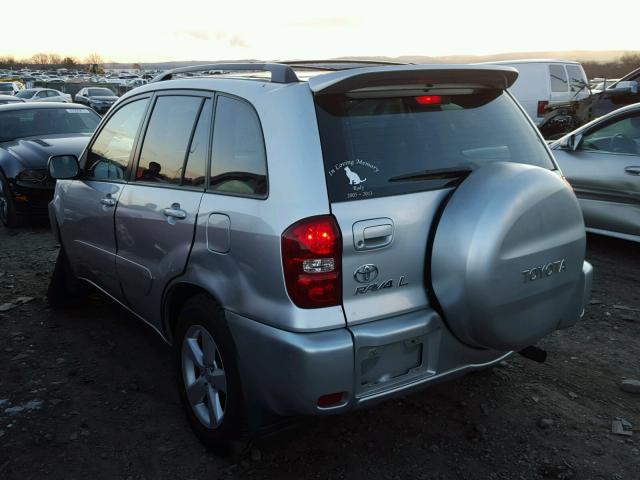 JTEHD20V240013509 - 2004 TOYOTA RAV4 SILVER photo 3