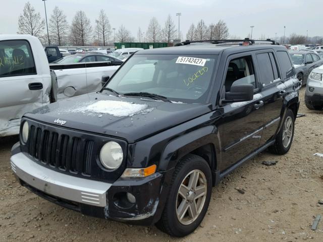 1J8FT48W77D347595 - 2007 JEEP PATRIOT LI BLACK photo 2