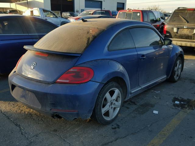 3VWVA7AT7CM608679 - 2012 VOLKSWAGEN BEETLE TUR BLUE photo 4