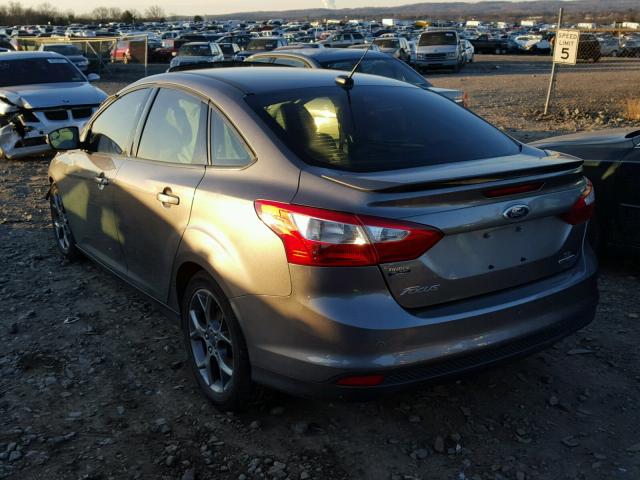 1FADP3F20EL315934 - 2014 FORD FOCUS SE GRAY photo 3