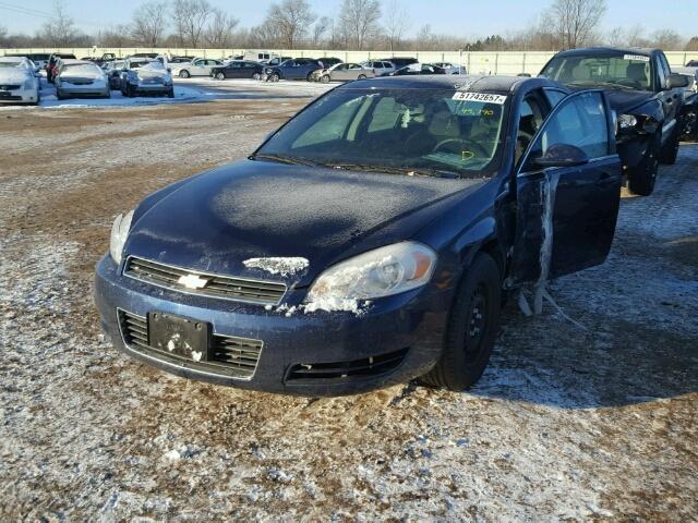 2G1WB58K689177802 - 2008 CHEVROLET IMPALA LS BLUE photo 2