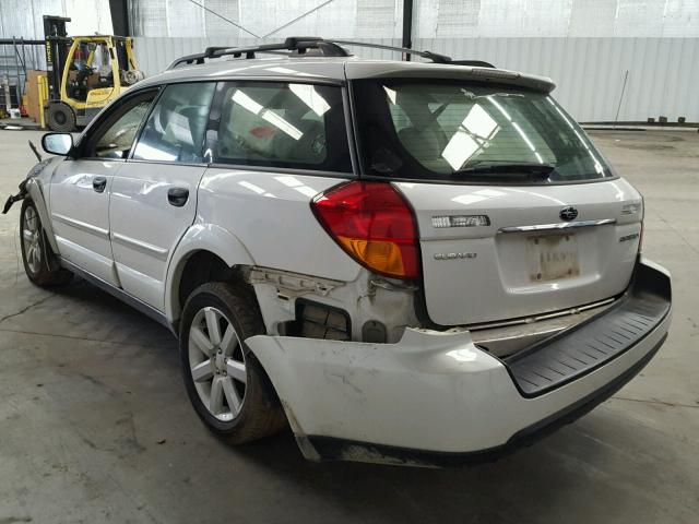 4S4BP61C967318551 - 2006 SUBARU LEGACY OUT WHITE photo 3