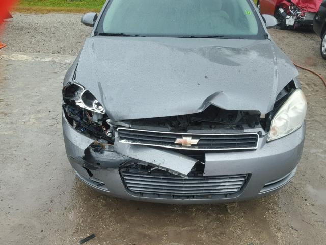 2G1WB58K089244572 - 2008 CHEVROLET IMPALA LS GRAY photo 9