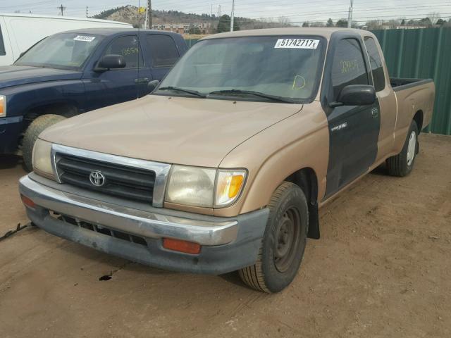 4TAVL52N6XZ417045 - 1999 TOYOTA TACOMA XTR TAN photo 2