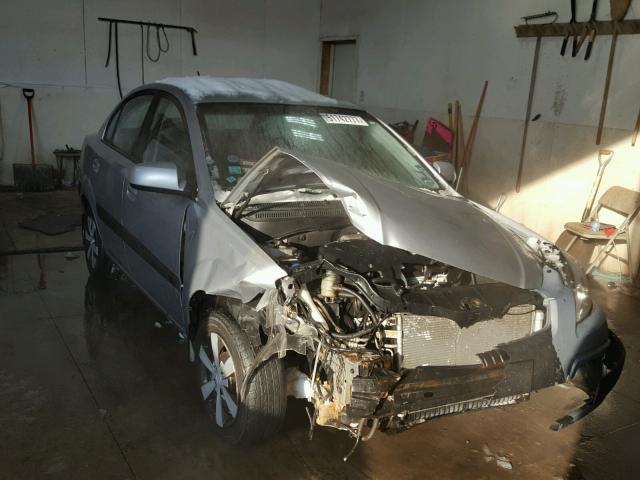 KNADE123476265234 - 2007 KIA RIO BASE SILVER photo 1