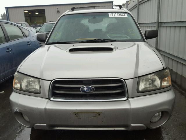 JF1SG69615G714318 - 2005 SUBARU FORESTER 2 SILVER photo 9