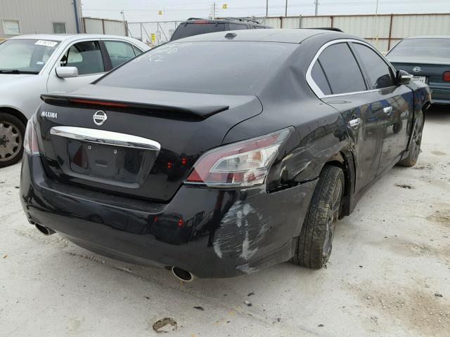 1N4AA5AP1DC807941 - 2013 NISSAN MAXIMA S BLACK photo 4