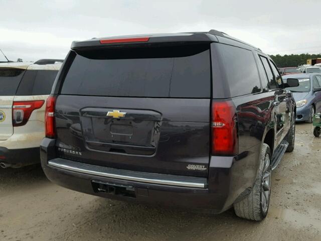 1GNSKJKC7GR161071 - 2016 CHEVROLET SUBURBAN K BLACK photo 4