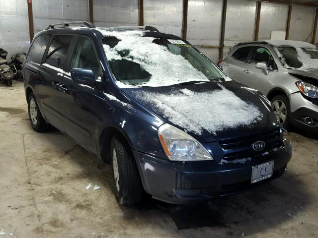 KNDMB233066042896 - 2006 KIA SEDONA EX BLUE photo 1