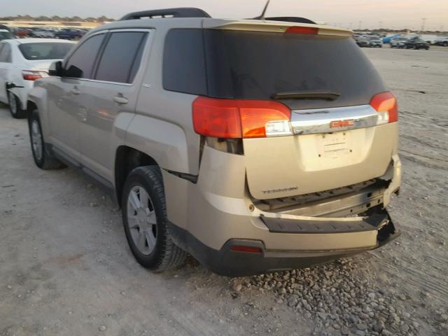 2CTALDEW6A6308707 - 2010 GMC TERRAIN SL TAN photo 3