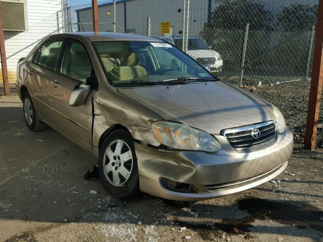 2T1BR30E25C472743 - 2005 TOYOTA COROLLA CE BEIGE photo 1