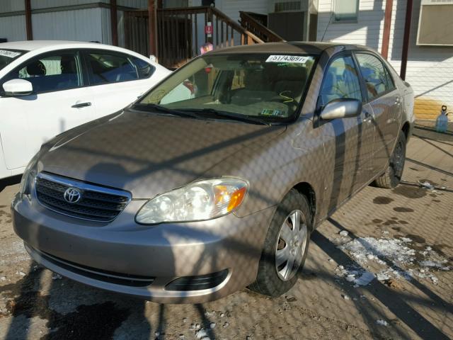 2T1BR30E25C472743 - 2005 TOYOTA COROLLA CE BEIGE photo 2