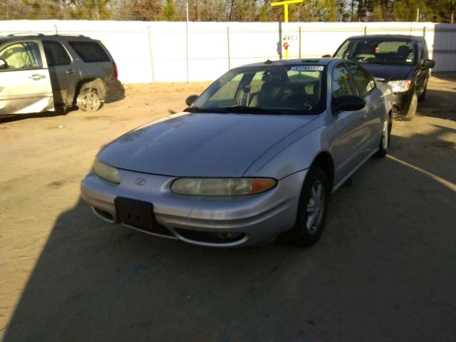 1G3NL52E63C325080 - 2003 OLDSMOBILE ALERO GL SILVER photo 2