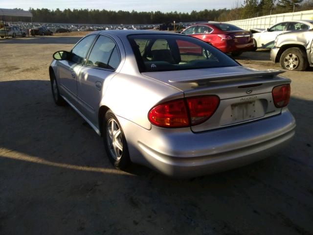 1G3NL52E63C325080 - 2003 OLDSMOBILE ALERO GL SILVER photo 3