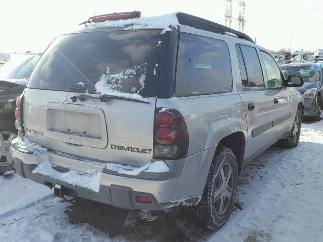 1GNET16S846127407 - 2004 CHEVROLET TRAILBLAZE GRAY photo 4