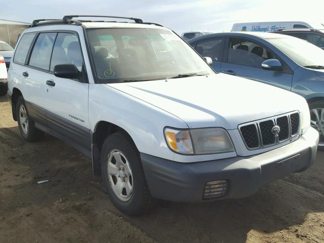 JF1SF63581G727483 - 2001 SUBARU FORESTER L WHITE photo 1