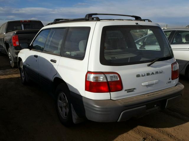 JF1SF63581G727483 - 2001 SUBARU FORESTER L WHITE photo 3