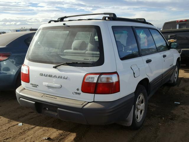 JF1SF63581G727483 - 2001 SUBARU FORESTER L WHITE photo 4