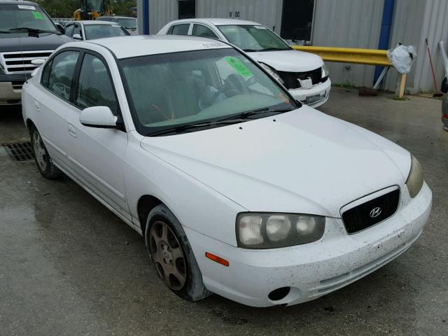 KMHDN45DX1U153822 - 2001 HYUNDAI ELANTRA GL WHITE photo 1