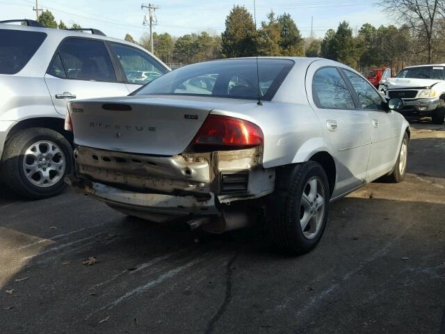 1B3EL46X06N170509 - 2006 DODGE STRATUS SX SILVER photo 4